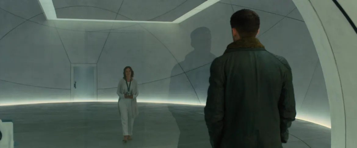 K meeting Dr. Ana Stelline, the memory maker, Blade Runner 2049